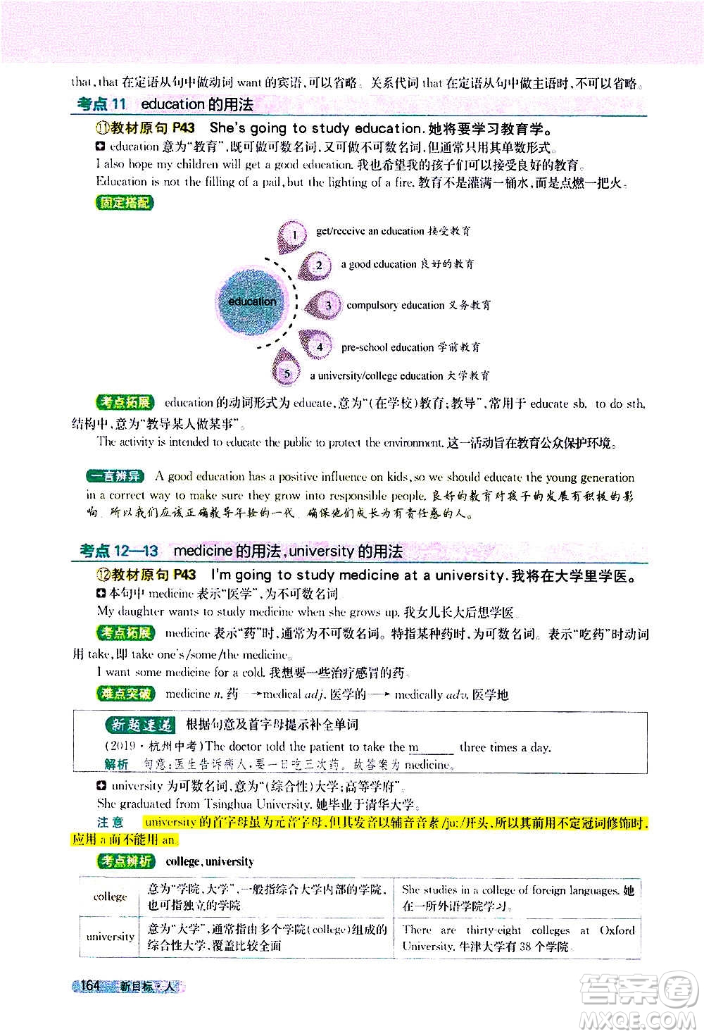 吉林人民出版社2020新教材完全解讀英語(yǔ)八年級(jí)上冊(cè)人教版答案