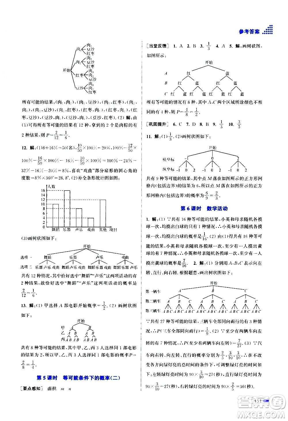 江蘇鳳凰美術(shù)出版社2020創(chuàng)新課時作業(yè)數(shù)學(xué)九年級上冊新課標(biāo)江蘇版答案