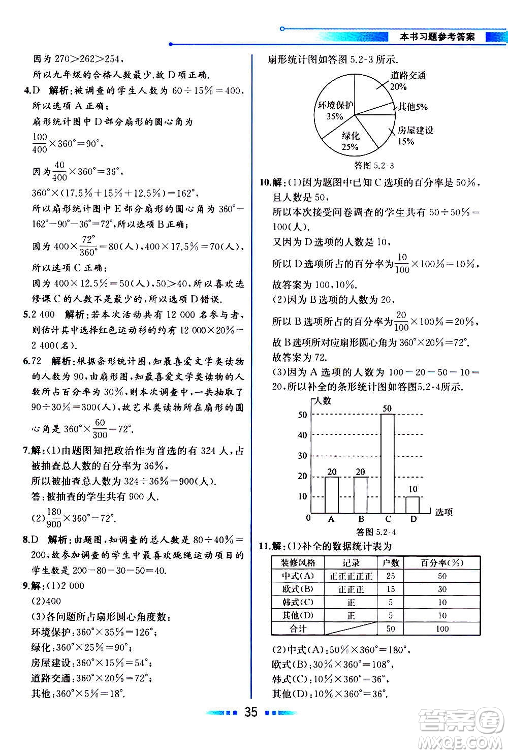 2020年教材解讀數學七年級上冊HK滬科版參考答案