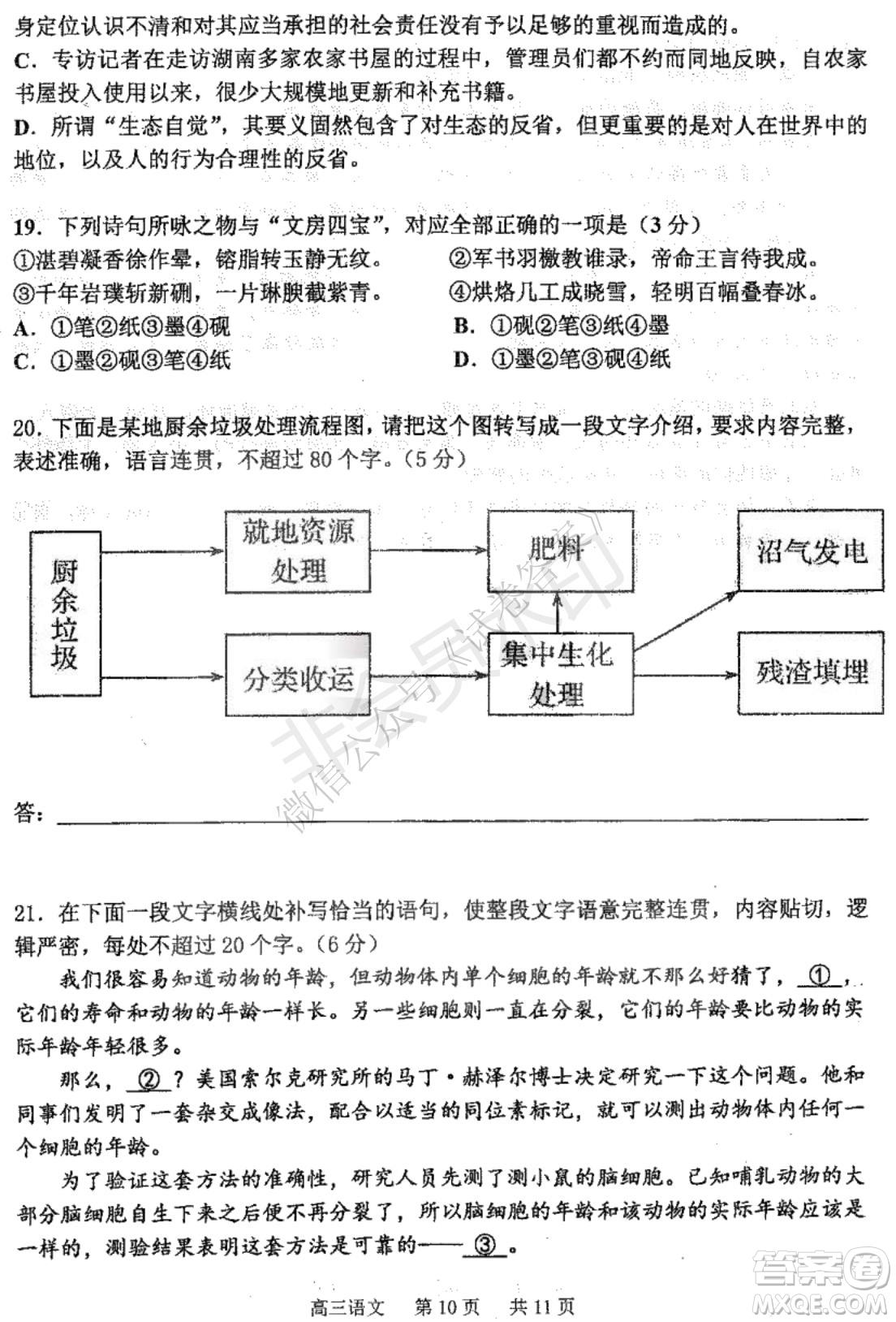 哈三中2020-2021學(xué)年度上學(xué)期高三年級(jí)期末考試語文試題及答案