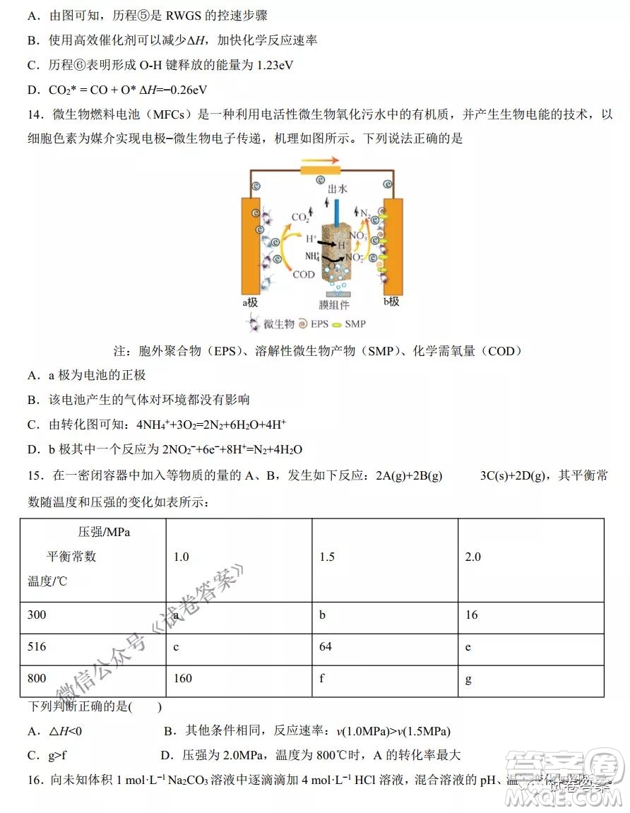 2021年1月八省聯(lián)考考前猜題卷化學(xué)試題及答案