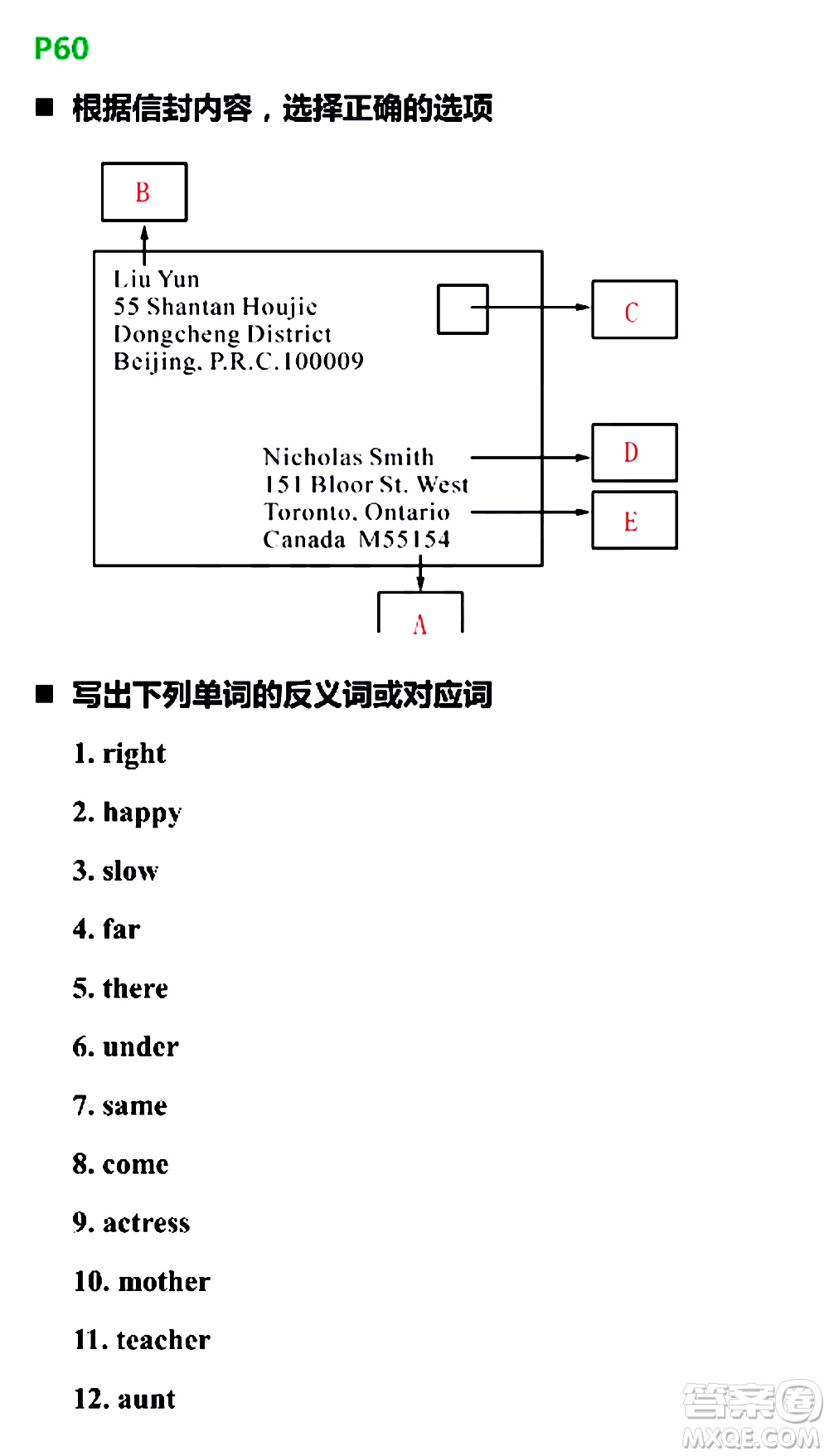 浙江教育出版社2021寒假新時空六年級R版答案