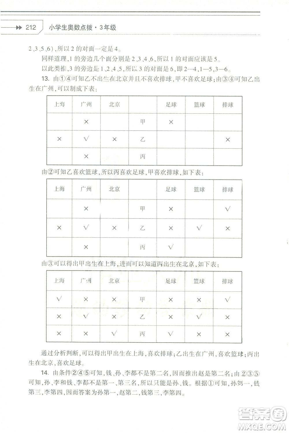 知識出版社2021小學生奧數(shù)點撥三年級答案