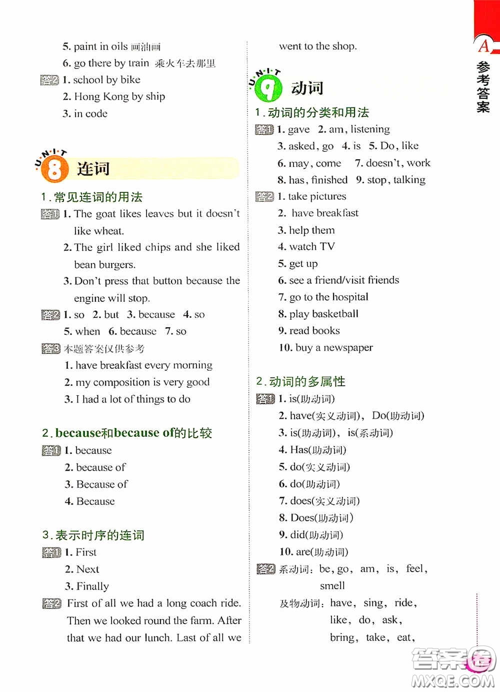 外文出版社2021無敵小學英語語法練習題集答案