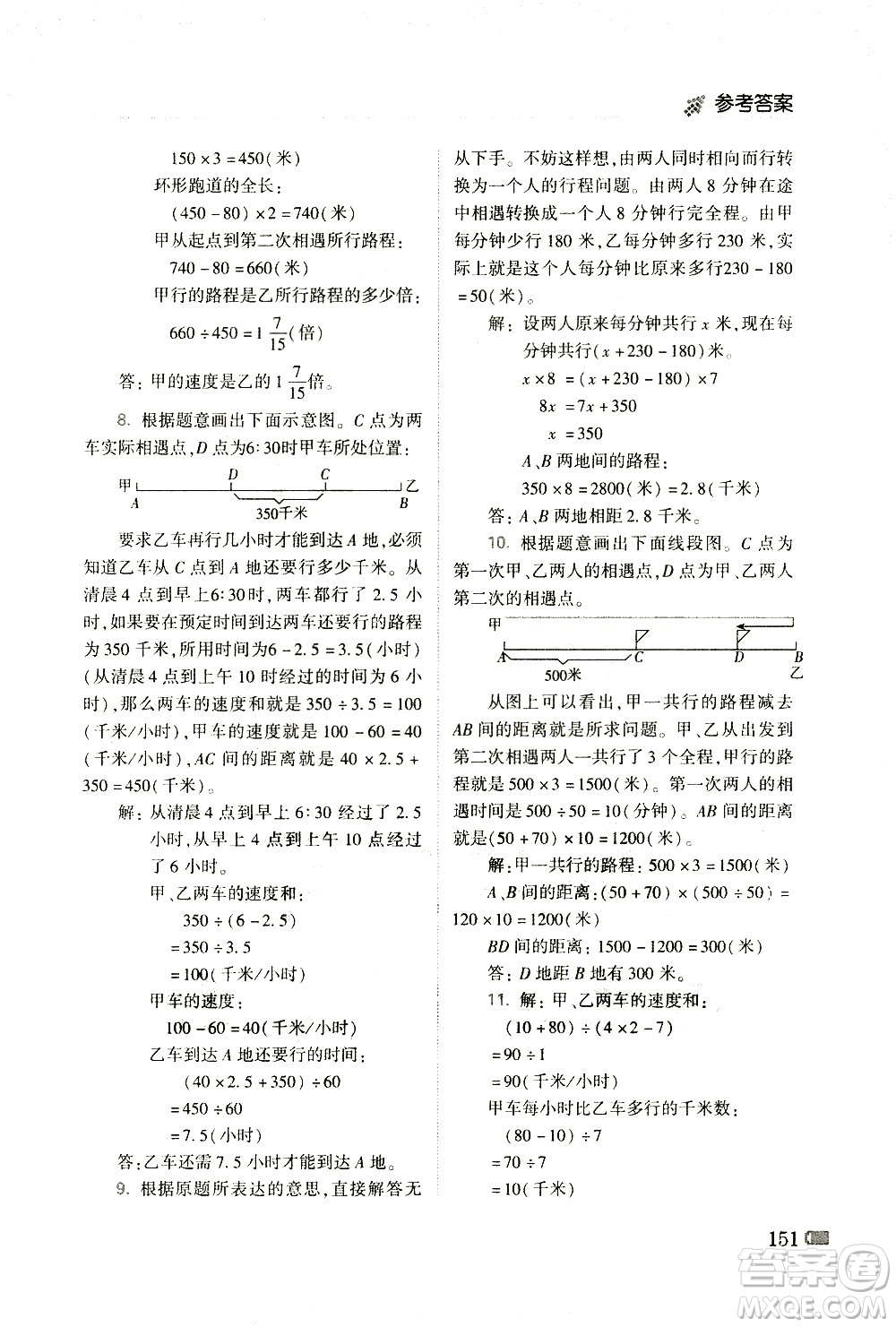 青島出版社2021小學(xué)生奧數(shù)點(diǎn)撥五年級(jí)答案