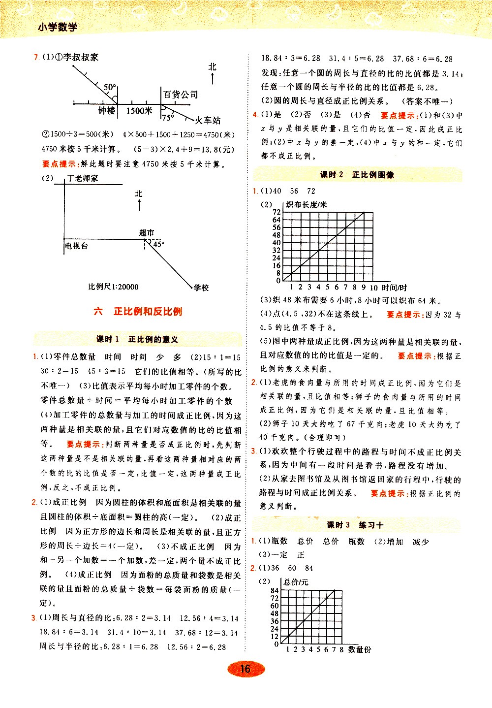 陜西師范大學(xué)出版社2021年黃岡同步練一日一練數(shù)學(xué)六年級(jí)下JS江蘇版答案