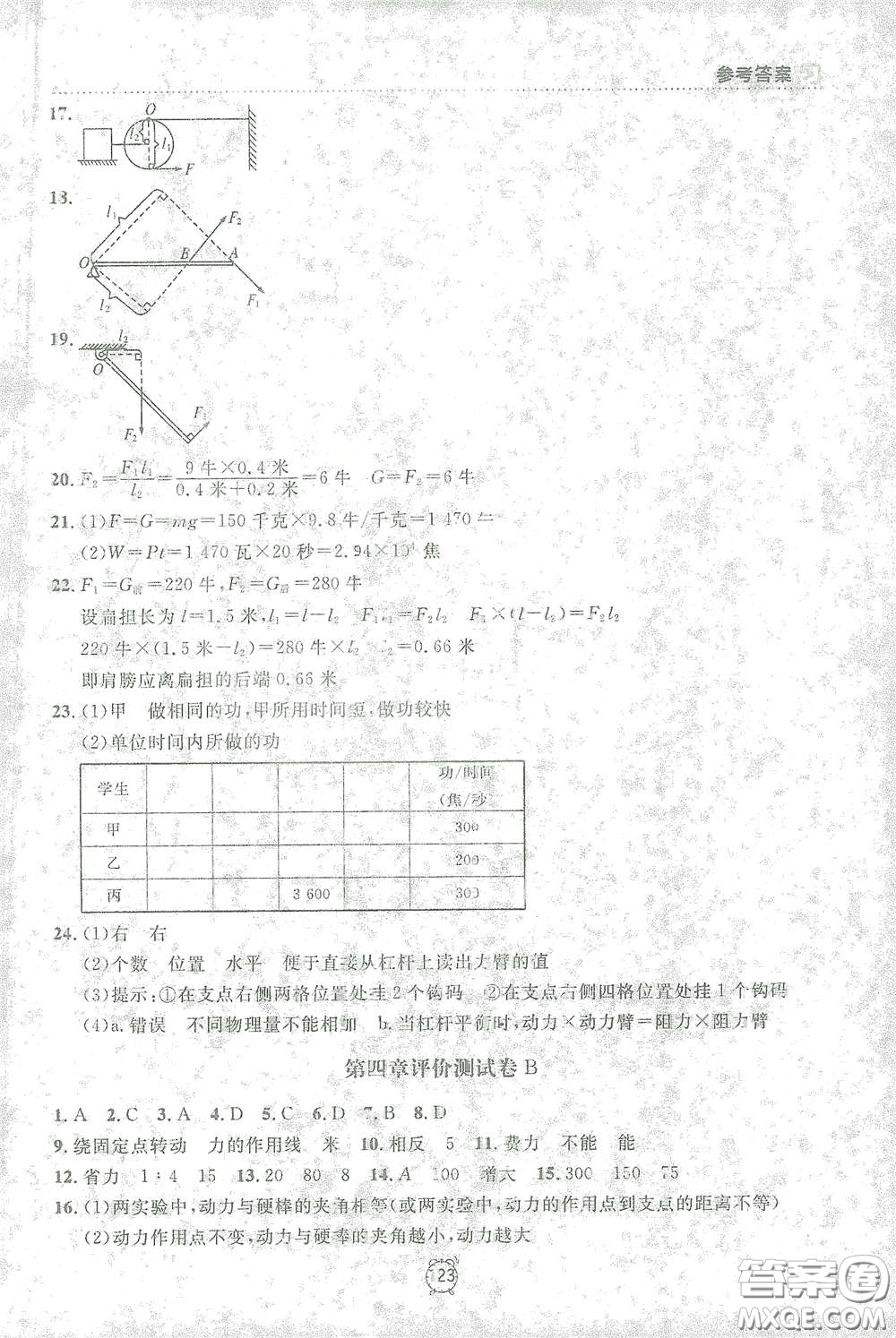 上海大學(xué)出版社2021鐘書金牌上海作業(yè)八年級(jí)物理下冊(cè)全新修訂版答案