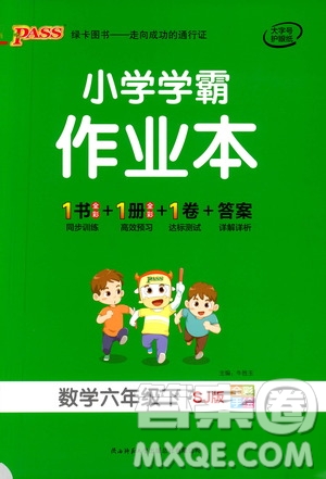 陜西師范大學(xué)出版總社有限公司2021小學(xué)學(xué)霸作業(yè)本數(shù)學(xué)六年級下SJ蘇教版答案