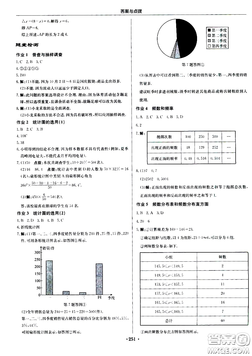 龍門書局2021啟東中學(xué)作業(yè)本八年級數(shù)學(xué)下冊JS蘇教版答案