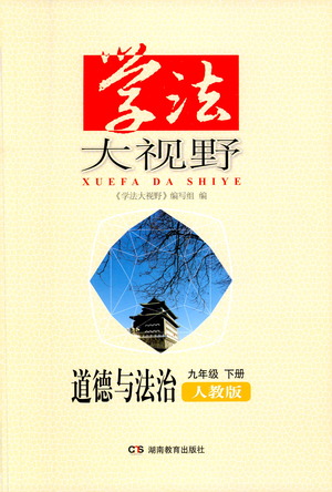 湖南教育出版社2021學(xué)法大視野道德與法治九年級下冊人教版答案