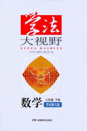 湖南教育出版社2021學(xué)法大視野數(shù)學(xué)八年級下冊華東師大版答案