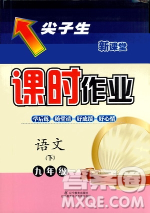 遼寧教育出版社2021尖子生新課堂課時作業(yè)九年級語文下冊人教版答案