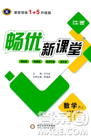 寧夏人民教育出版社2021暢優(yōu)新課堂九年級(jí)數(shù)學(xué)下冊(cè)人教版江西專版答案