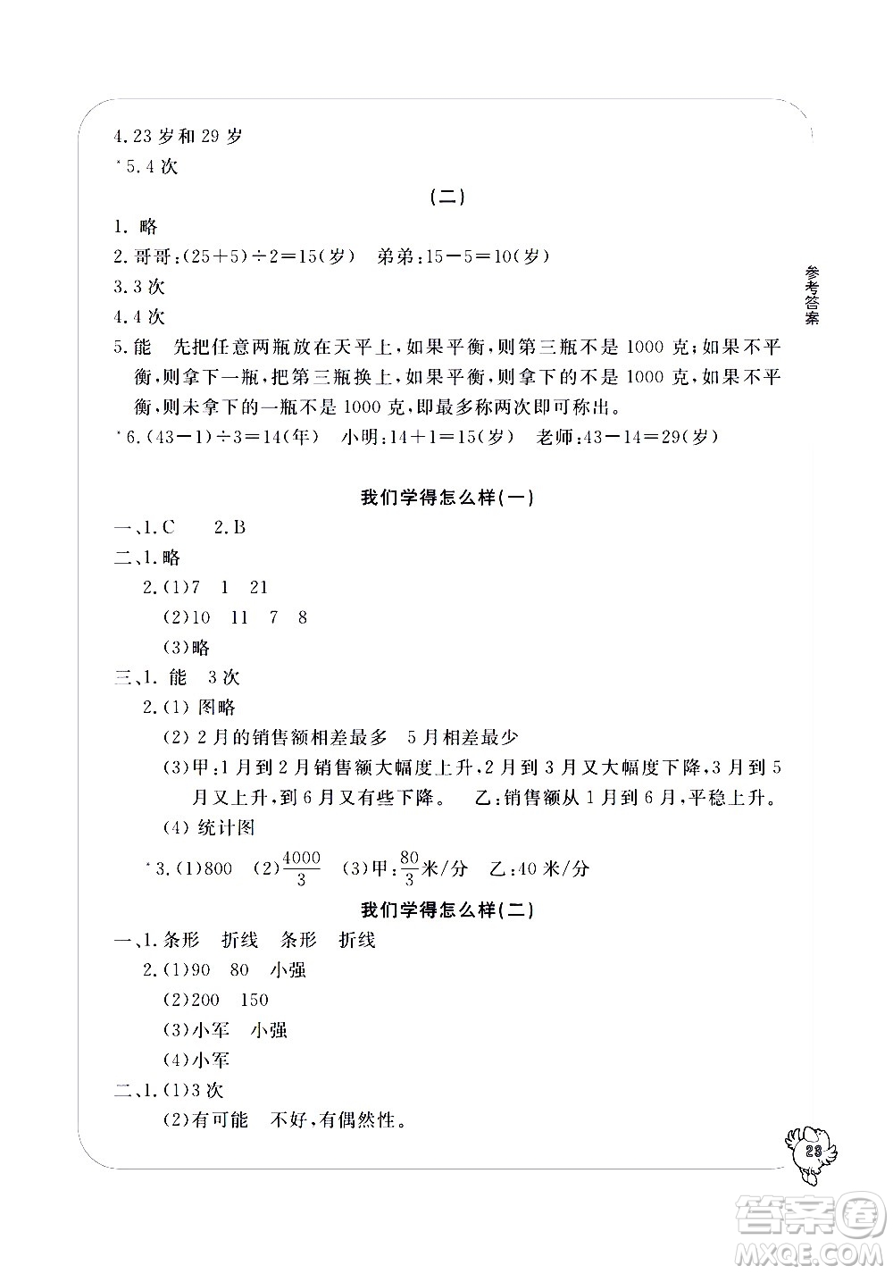 寧波出版社2021學(xué)習(xí)方法指導(dǎo)叢書(shū)數(shù)學(xué)五年級(jí)下冊(cè)人教版答案