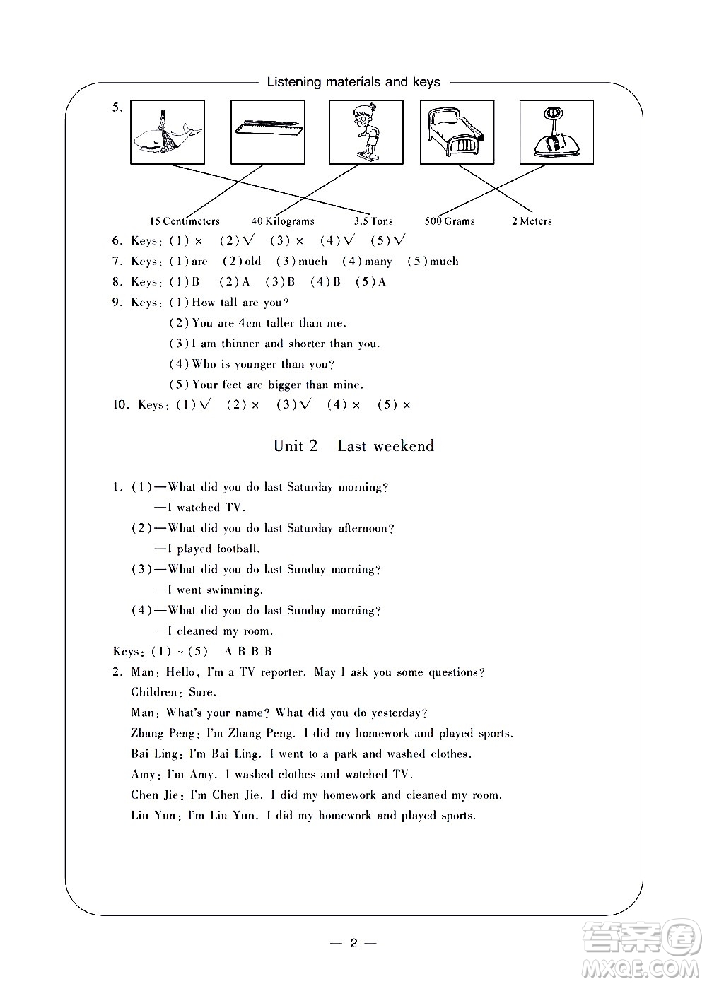 寧波出版社2021學(xué)習(xí)方法指導(dǎo)叢書(shū)英語(yǔ)六年級(jí)下冊(cè)人教版答案