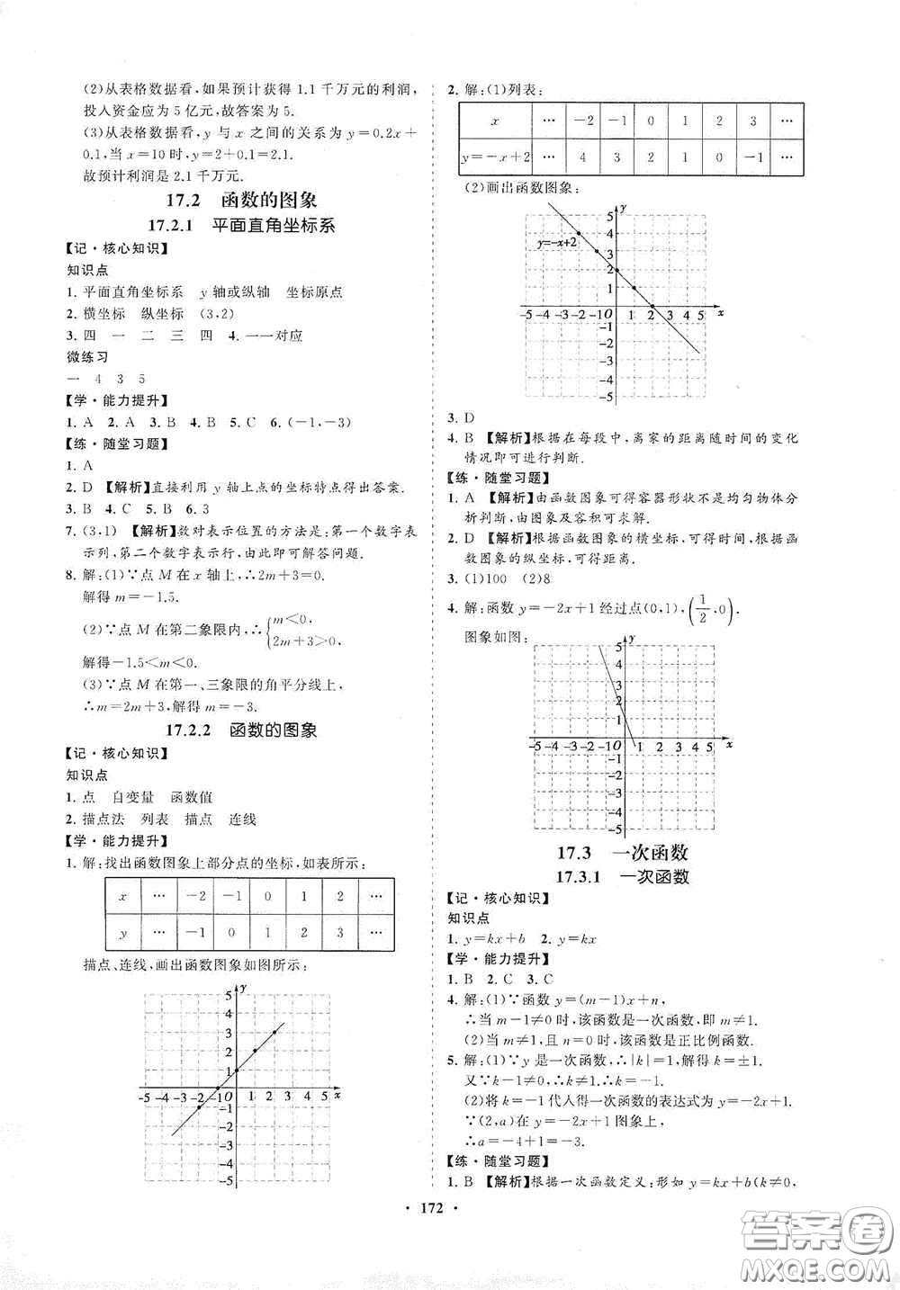 海南出版社2021新課程同步練習(xí)冊(cè)八年級(jí)數(shù)學(xué)下冊(cè)華東師大版答案