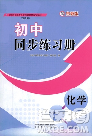 山東教育出版社2021初中同步練習(xí)冊九年級化學(xué)九年級全一冊魯教版五四學(xué)制答案