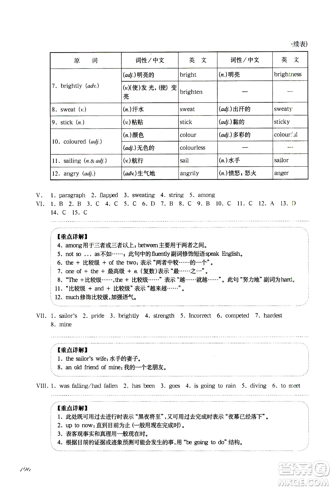 華東師范大學出版社2021華東師大版一課一練七年級英語增強版第二學期答案