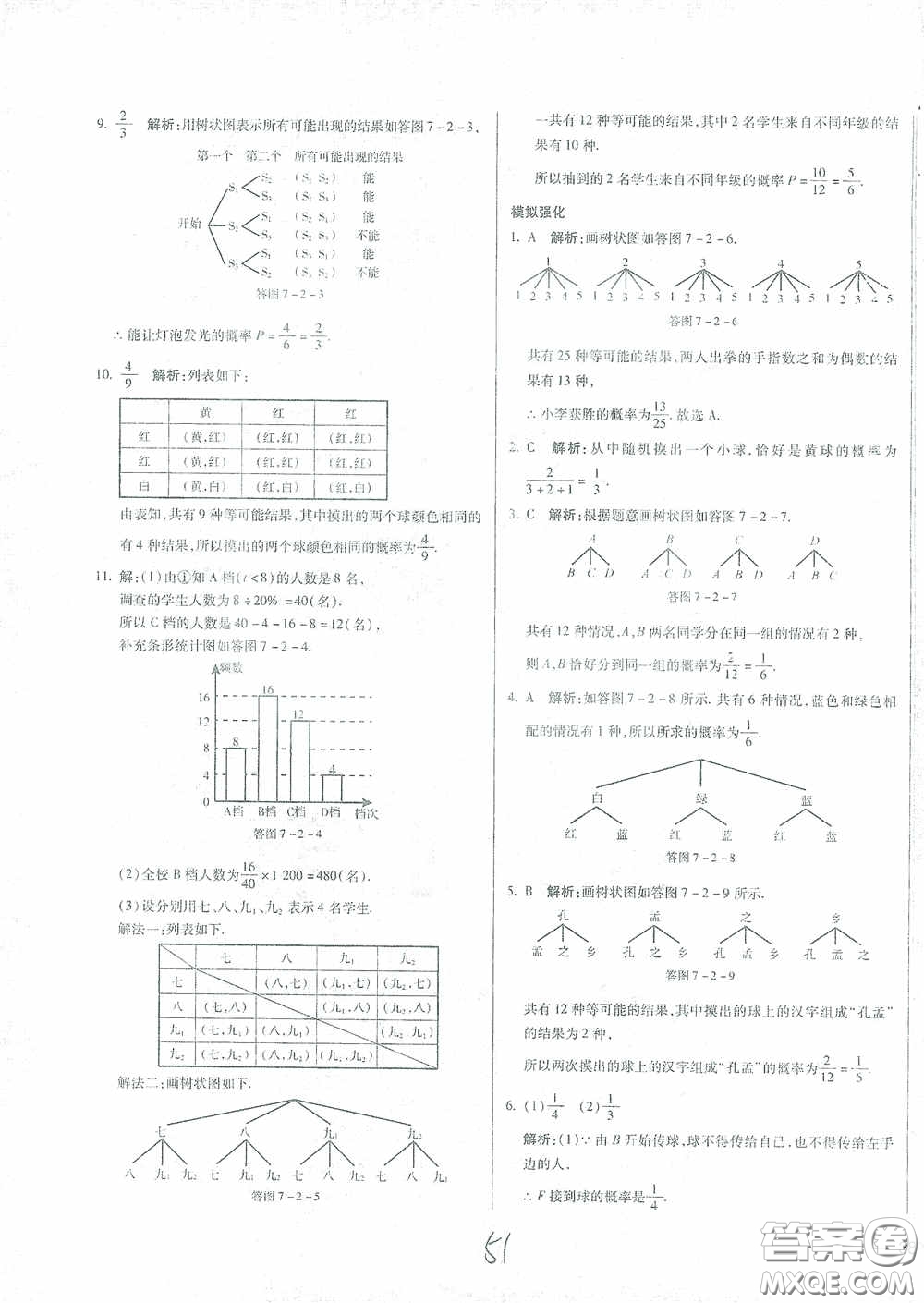 河北少年兒童出版社2021世超金典中考金鑰匙中考總復(fù)習(xí)用書數(shù)學(xué)河北專用版答案