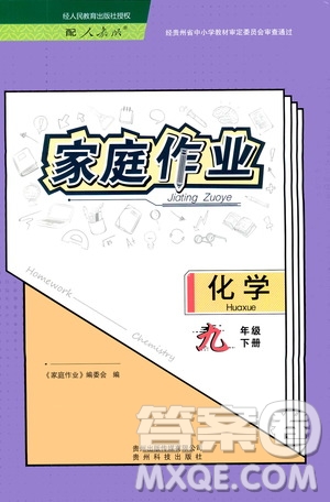 貴州人民出版社2021家庭作業(yè)九年級(jí)化學(xué)下冊(cè)人教版答案