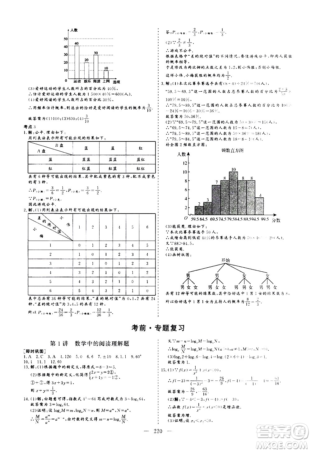 山東美術(shù)出版社2021新中考集訓(xùn)中考總復(fù)習(xí)數(shù)學(xué)九年級通用版答案