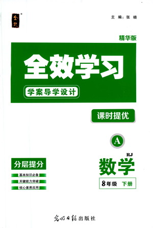 光明日?qǐng)?bào)出版社2021全效學(xué)習(xí)課時(shí)提優(yōu)數(shù)學(xué)八年級(jí)下冊(cè)RJ人教版A版答案