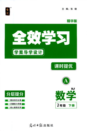 光明日報出版社2021全效學習課時提優(yōu)數學七年級下冊RJ人教版A版答案