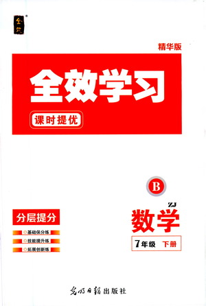 光明日報出版社2021全效學(xué)習(xí)課時提優(yōu)數(shù)學(xué)七年級下冊ZJ浙教版B版答案