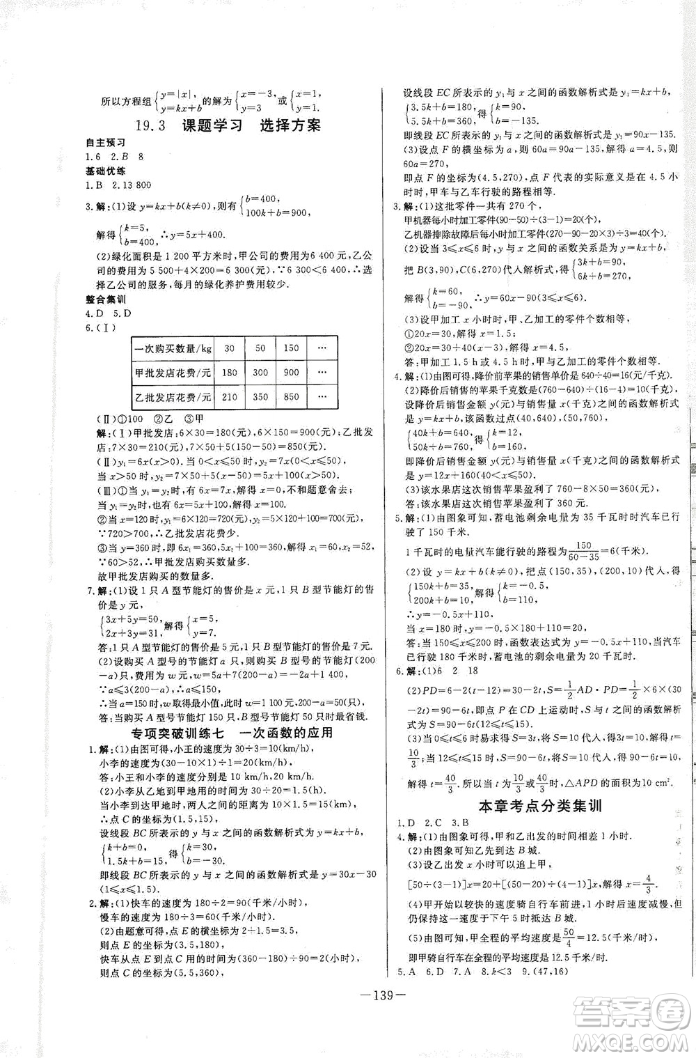 團(tuán)結(jié)出版社2021中華題王數(shù)學(xué)八年級下冊RJ人教版答案