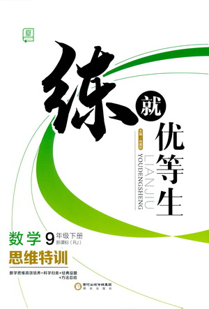 陽光出版社2021練就優(yōu)等生數(shù)學思維特訓九年級下冊新課標RJ人教版答案