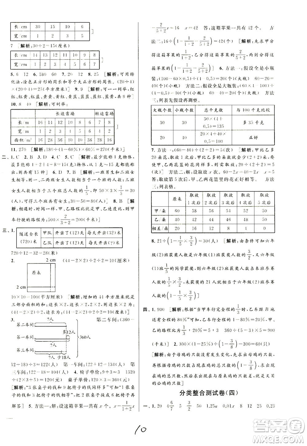 新世紀出版社2021同步跟蹤全程檢測及各地期末試卷精選數(shù)學六年級下冊蘇教版答案