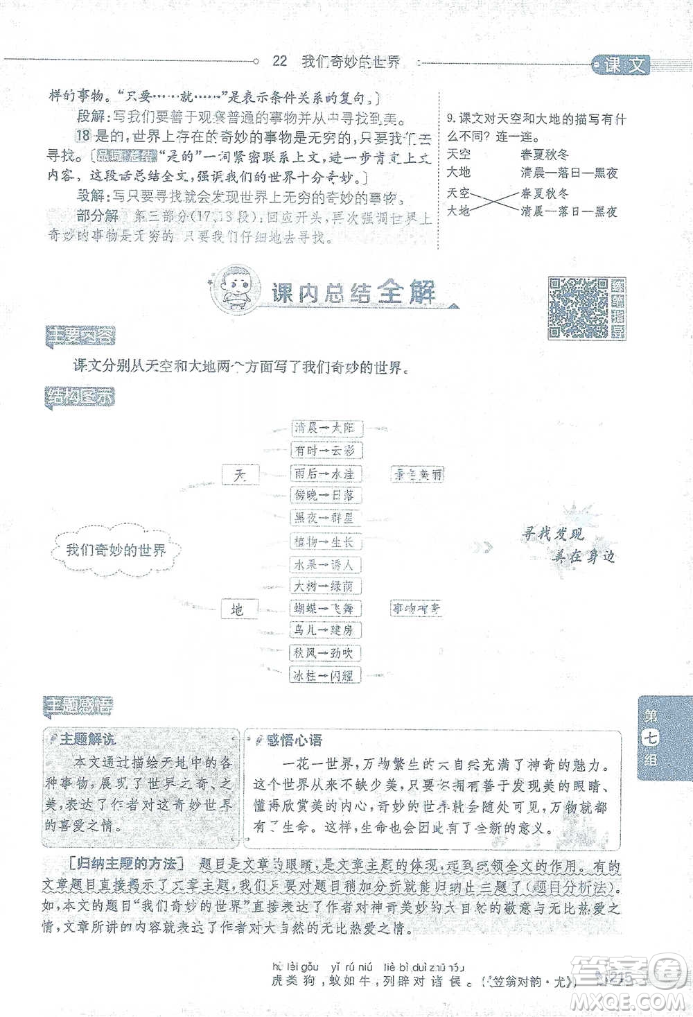 陜西人民教育出版社2021小學(xué)教材全解三年級(jí)語(yǔ)文下冊(cè)人教版參考答案