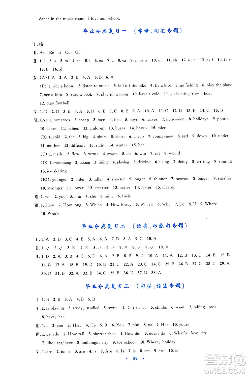 人民教育出版社2021小學(xué)同步測(cè)控優(yōu)化設(shè)計(jì)六年級(jí)英語下冊(cè)PEP版答案