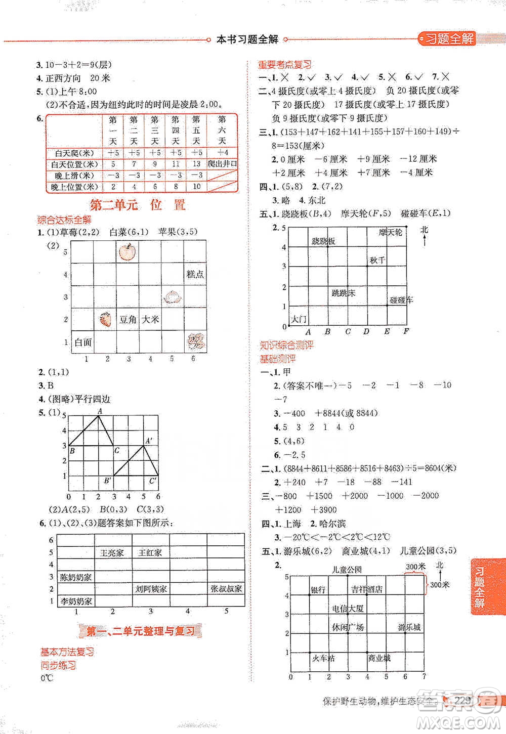 陜西人民教育出版社2021小學教材全解六年級下冊數學河北教育版參考答案