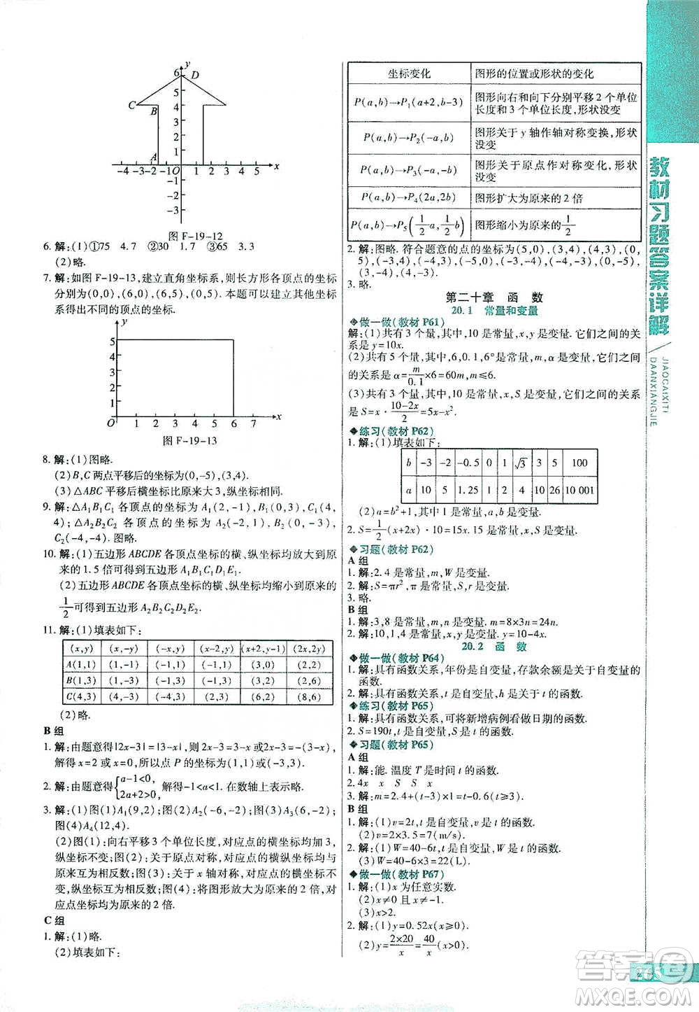 北京教育出版社2021倍速學(xué)習(xí)法八年級(jí)數(shù)學(xué)下冊(cè)冀教版參考答案