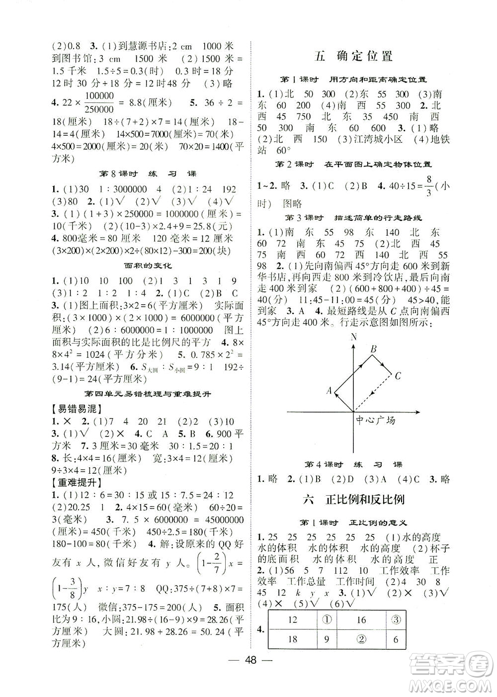 河海大學(xué)出版社2021棒棒堂六年級數(shù)學(xué)下冊江蘇國標(biāo)版答案