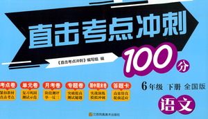 江蘇鳳凰美術(shù)出版社2021直擊考點沖刺100分語文六年級下冊全國版答案