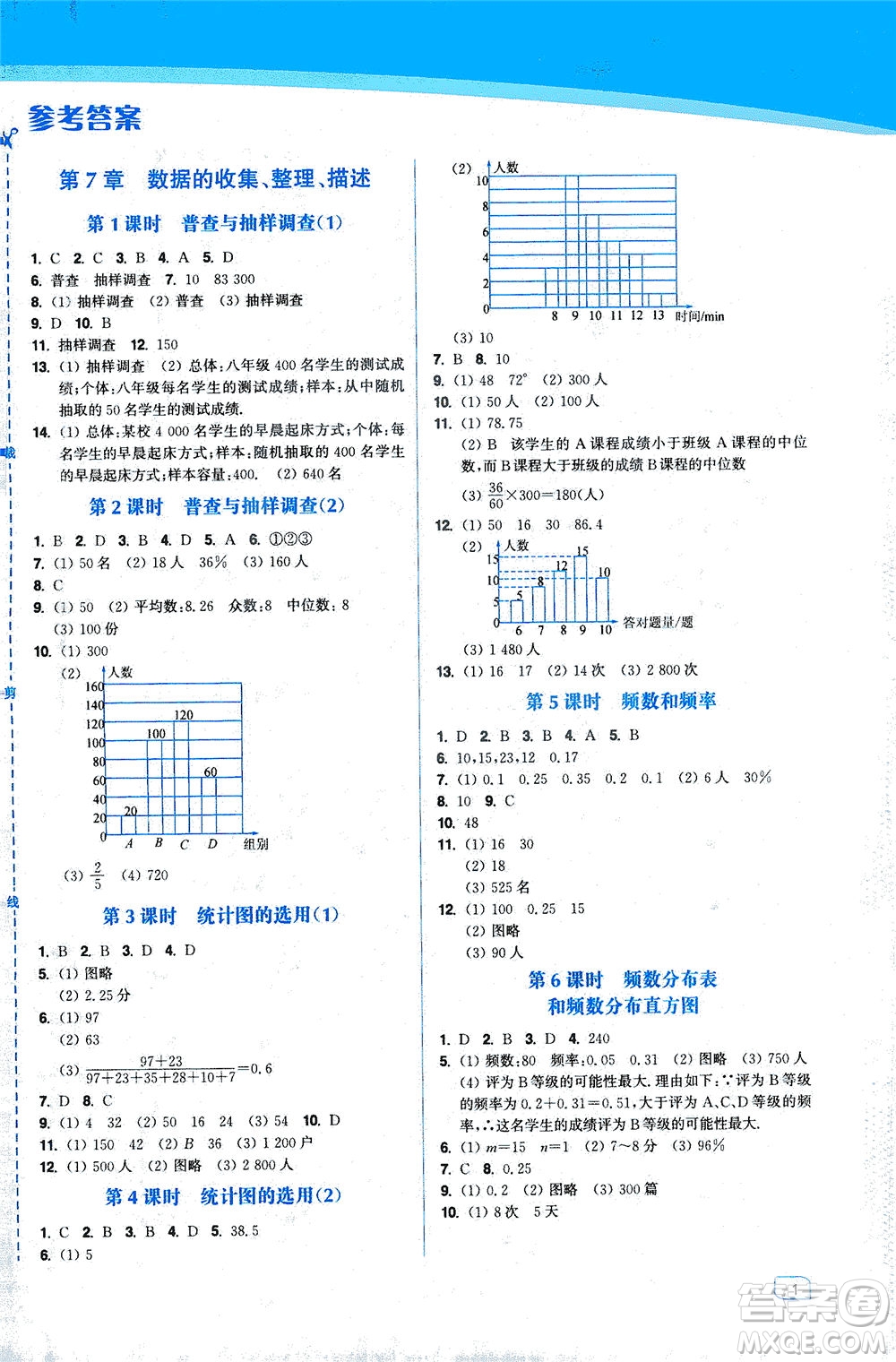 東南大學(xué)出版社2021金3練八年級(jí)數(shù)學(xué)下冊(cè)江蘇版答案