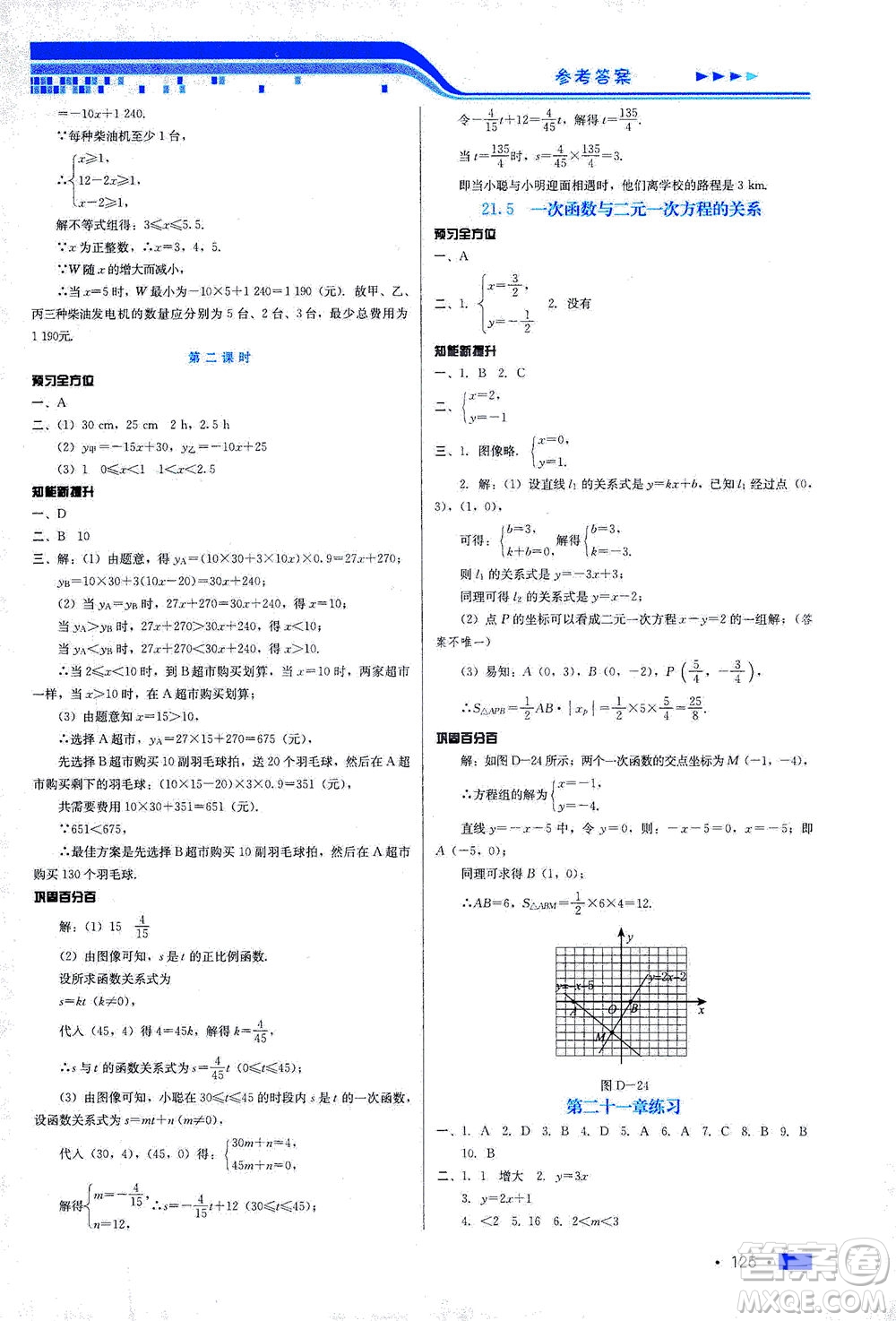 河北科學(xué)技術(shù)出版社2021練習(xí)新方案數(shù)學(xué)八年級下冊冀教版答案