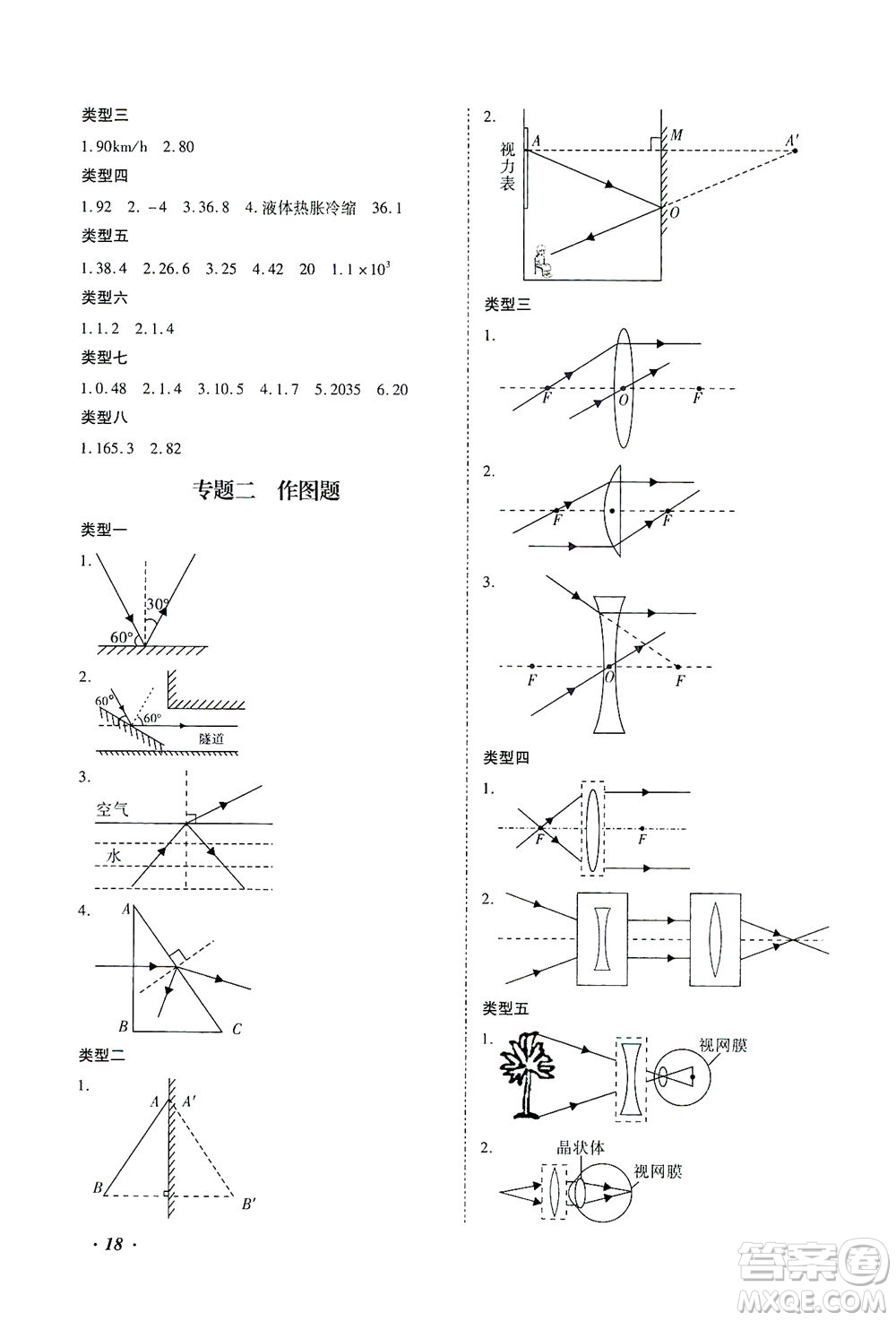 延邊教育出版社2021本土攻略精準(zhǔn)復(fù)習(xí)方案九年級(jí)物理下冊(cè)人教版云南專版答案