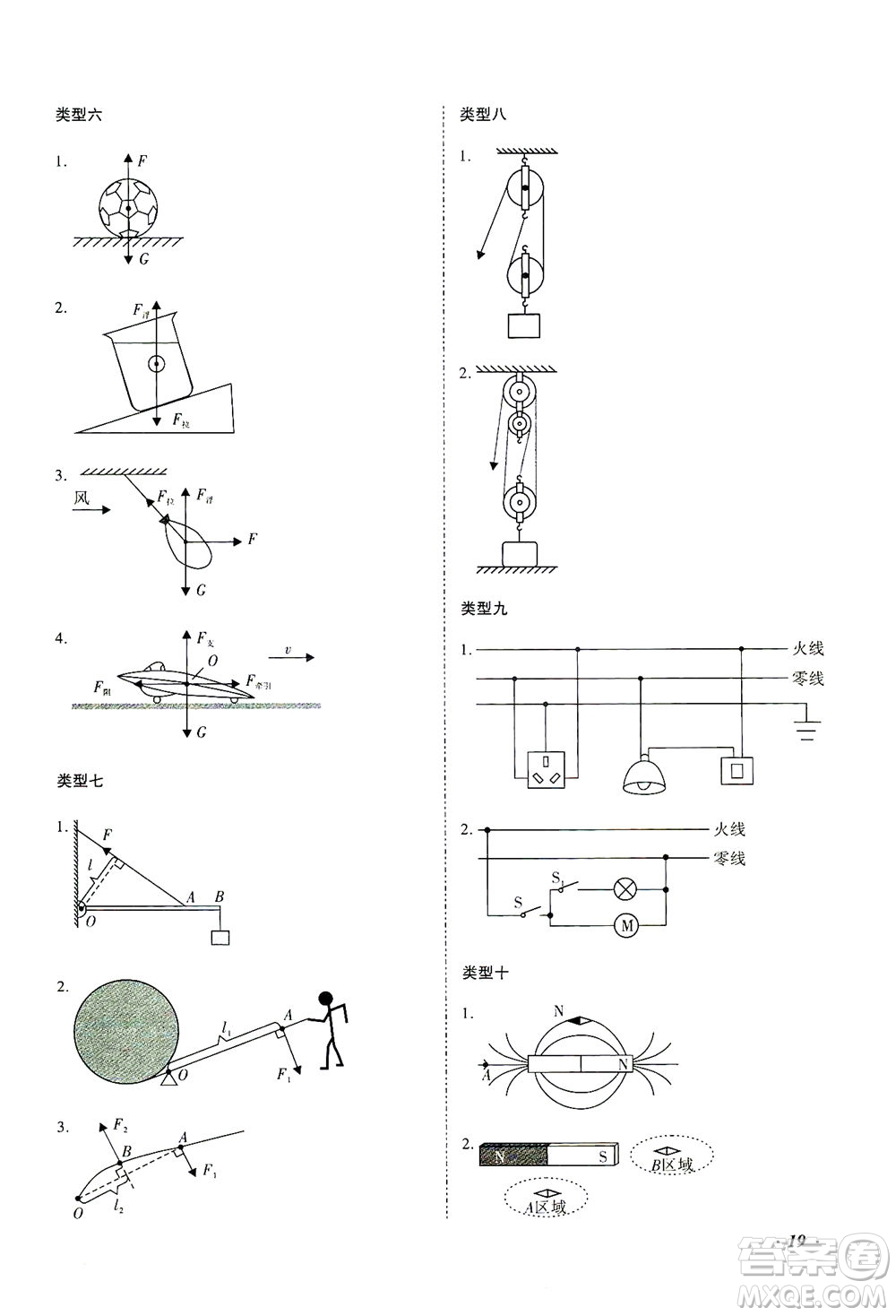 延邊教育出版社2021本土攻略精準(zhǔn)復(fù)習(xí)方案九年級(jí)物理下冊(cè)人教版云南專版答案