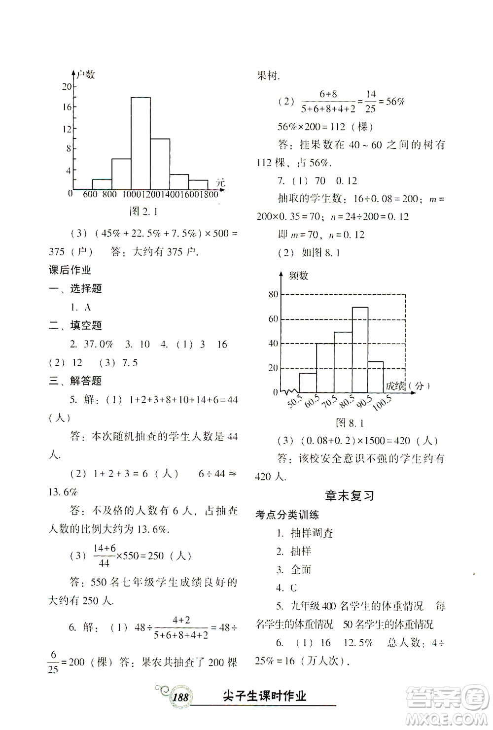 遼寧教育出版社2021尖子生課時作業(yè)七年級數(shù)學(xué)下冊人教版答案