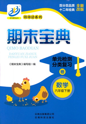 云南科技出版社2021期末寶典六年級數(shù)學(xué)下冊人教版答案