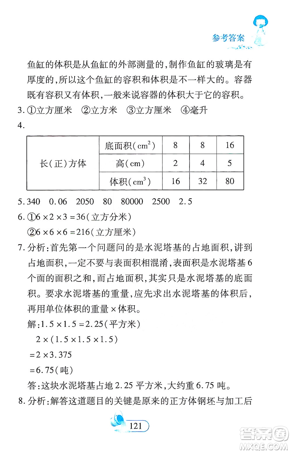 二十一世紀(jì)出版社2021數(shù)學(xué)新思維五年級(jí)下冊(cè)答案