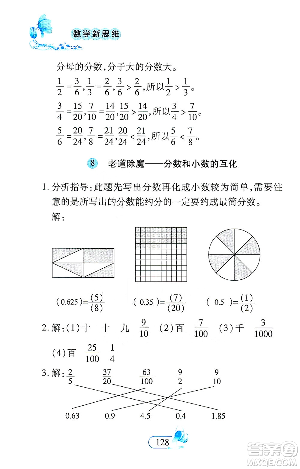 二十一世紀(jì)出版社2021數(shù)學(xué)新思維五年級(jí)下冊(cè)答案