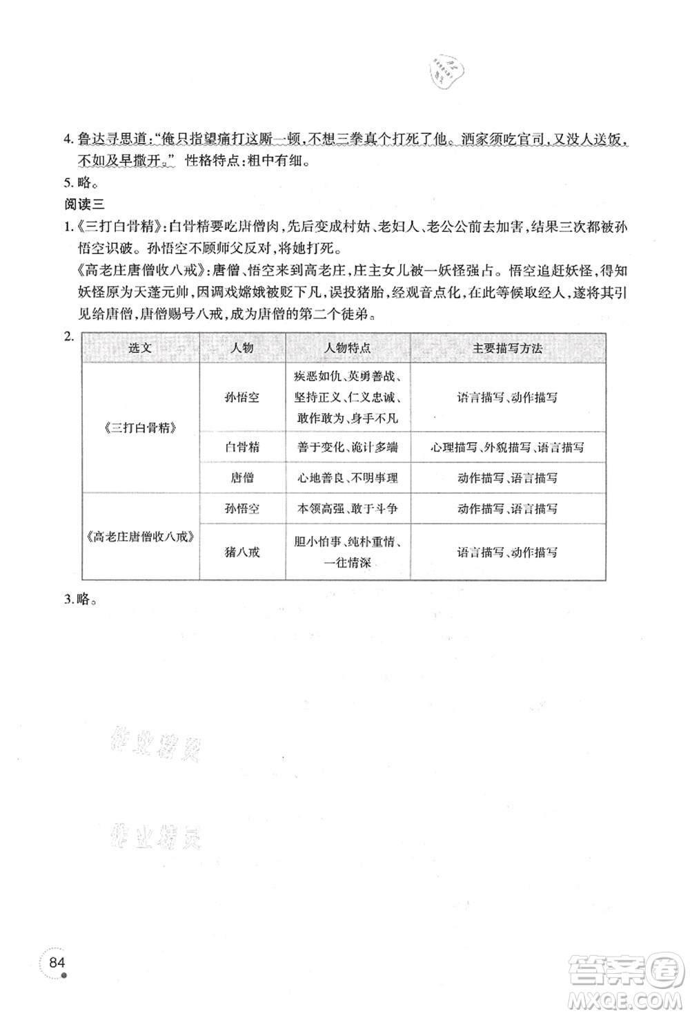 遼寧師范大學(xué)出版社2021暑假樂園五年級語文答案