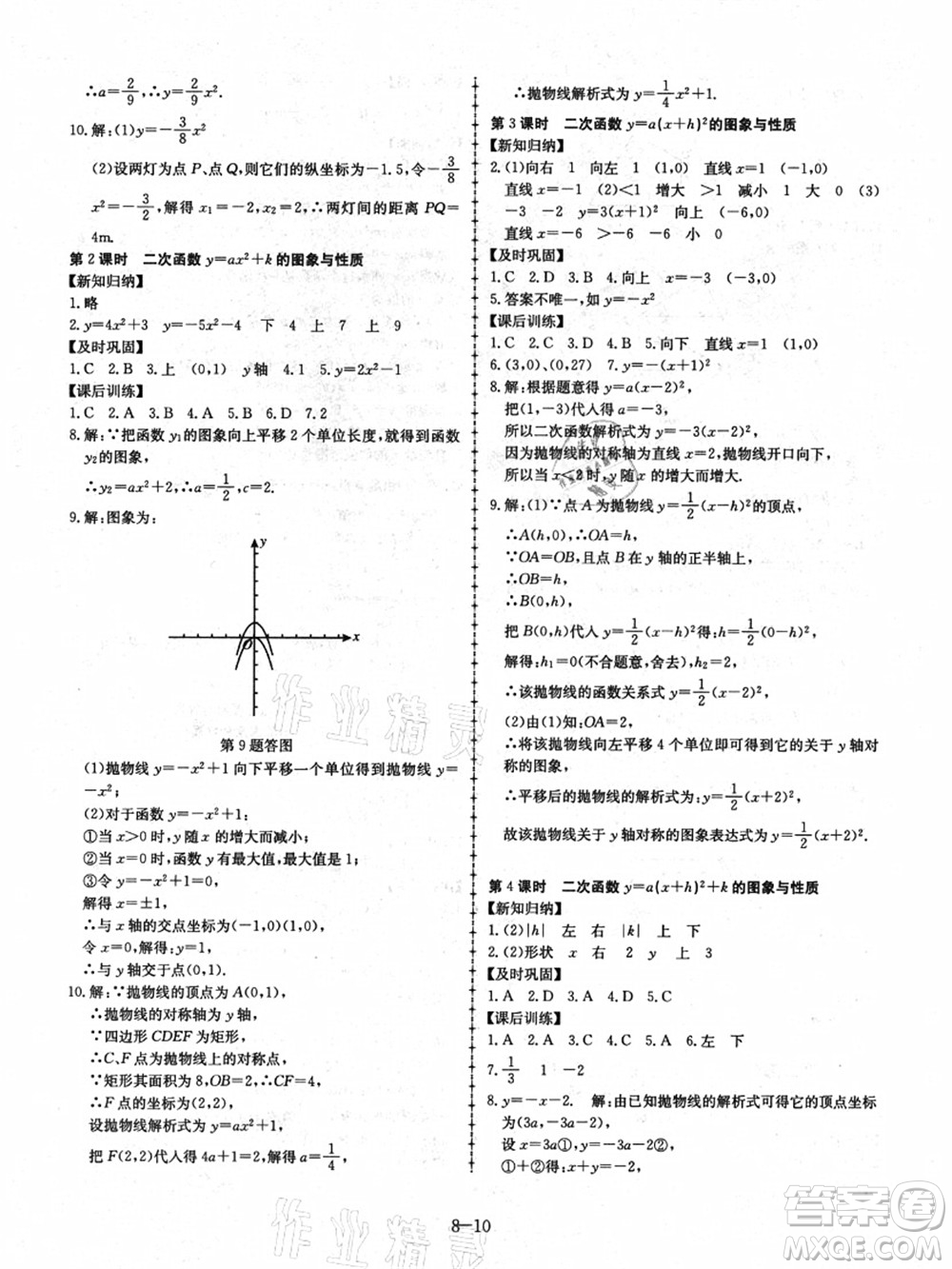 合肥工業(yè)大學(xué)出版社2021假期沖浪八年級數(shù)學(xué)滬科版答案