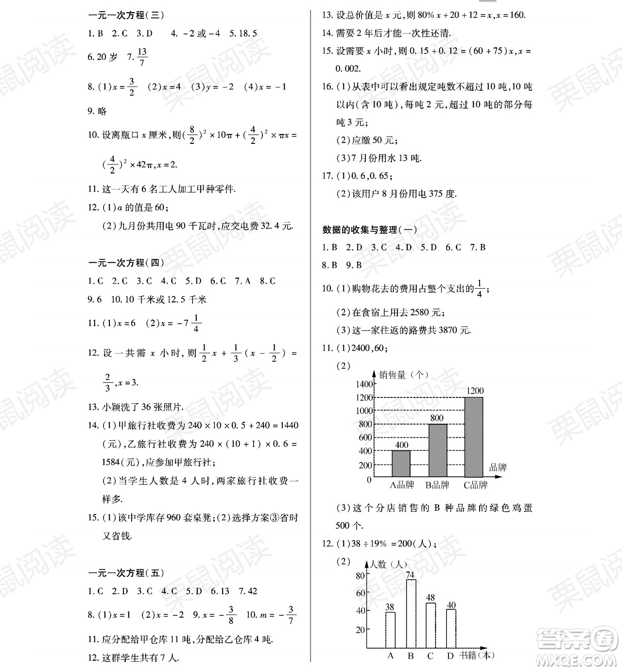 黑龍江少年兒童出版社2021暑假Happy假日六年級數(shù)學(xué)通用版答案