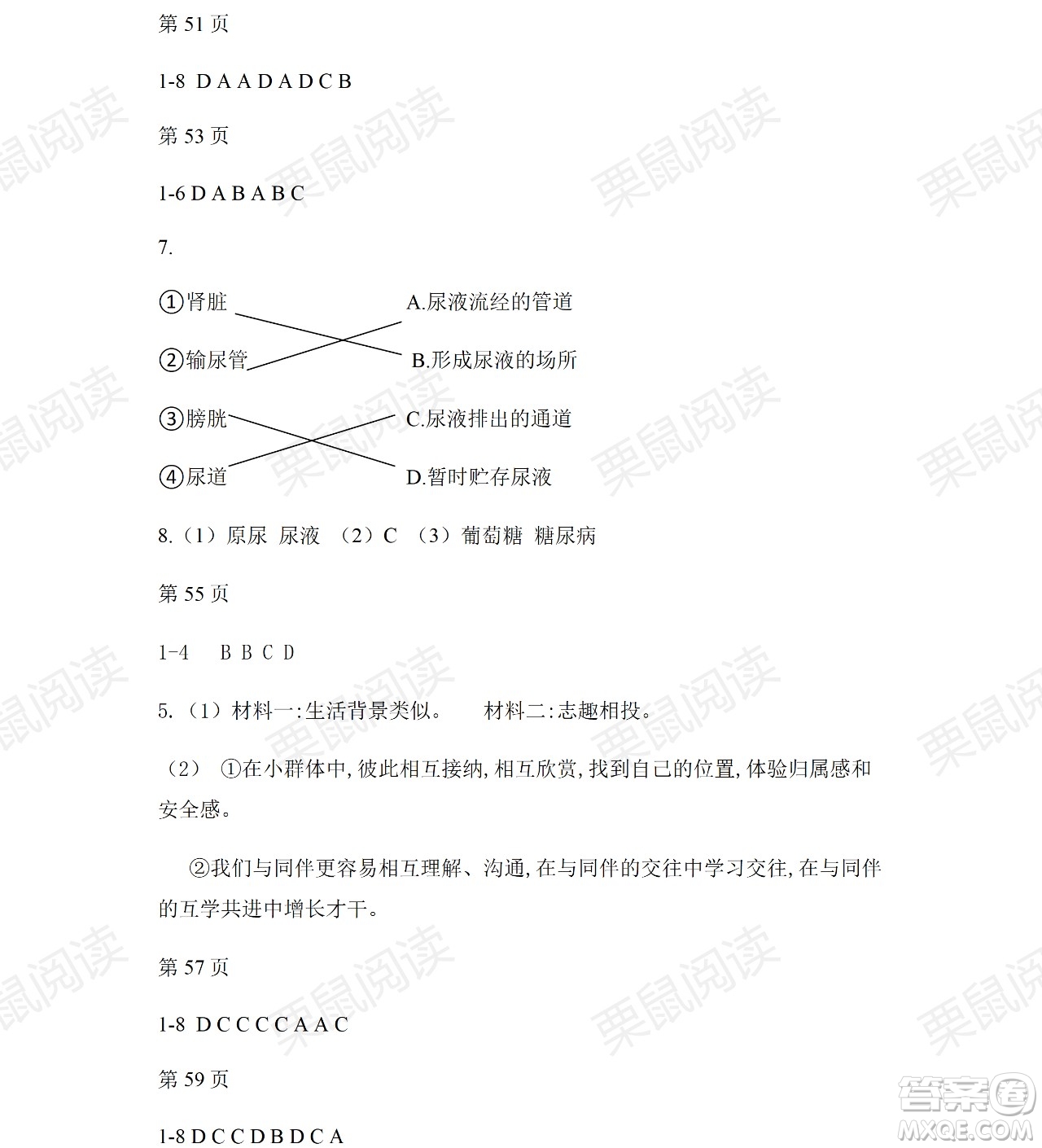 黑龍江少年兒童出版社2021暑假Happy假日七年級(jí)綜合人教版答案