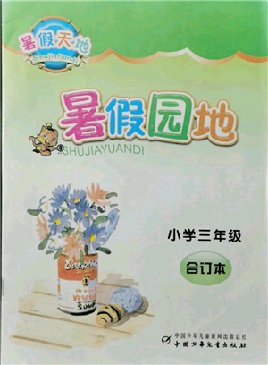 中國少年兒童出版社2021暑假天地暑假園地三年級合訂本通用版參考答案